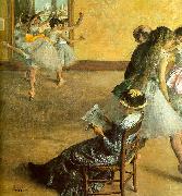 Edgar Degas Ballet Class Sweden oil painting artist